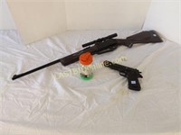 2 BB GUNS - 1 pistol, 1 rifle