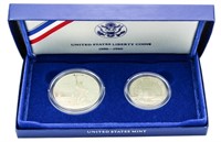 1986-S US Mint Ellis Island 2 Coin Proof Set