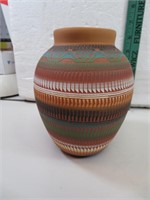 Native American Pottery Vase Navajo by Ty '0l