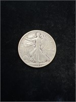 1945 S Walking Liberty Half Dollar