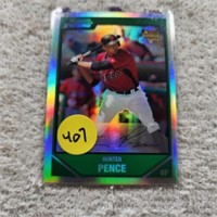 2007 Bowman Chrome Refractor Rookie Hunter Pence