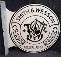Smith & Wesson Porcelain Flange Sign