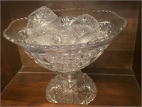 Pedestal Bowl & Cups