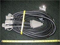 New 25 Ft 20 Amp Generator Adapter Cord Set