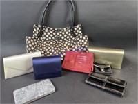 Franco Sorto Handbag & Assortment of Wristlets