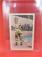 1952-53 Parkhurst Hal Laycoe Hockey Card #71 EX