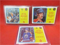 1982-83 OPC Wayne Gretzky Leader Hockey Cards x3