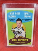1969-70 OPC Phil Esposito Hart/Ross Hockey Card