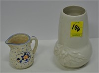 Ceramic Vase & Pitcher