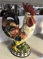 CBK Ltd Painted Porcelain Rooster