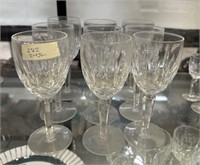9 Waterford Kildare Water/Wine Goblets