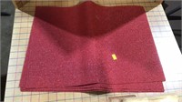 Placemats red  4 pc lot