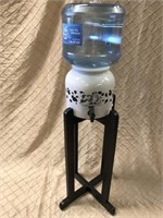 Humorous Cow Water Cooler w/Stand & Bottle