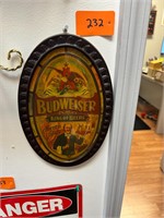 Vintage Budweiser Sign