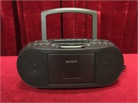 Sony AM/FM/CD Cassette Player - Tested