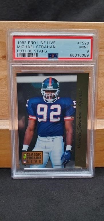 1993 Pro Line Live FS20 Michael Strahan PSA 9