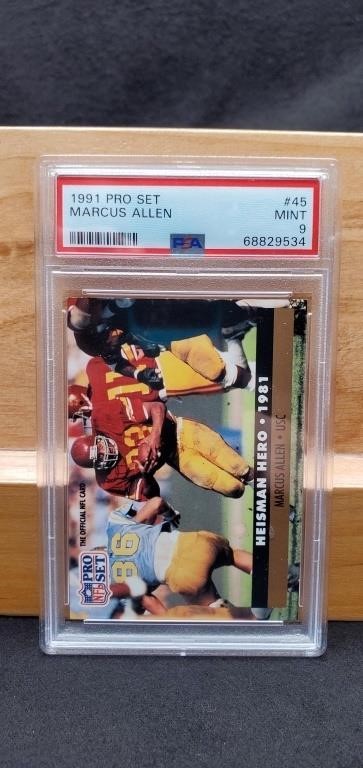 1991 Pro Set #45 Marcus Allen PSA 9