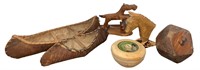 Collection Folk Art Articles, Birch Bark Canoe