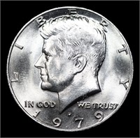 1979-d Kennedy Half Dollar 50c Grades GEM++ Unc