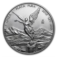 2015 Mexico 1 Oz Silver Libertad Bu