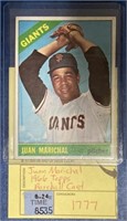 1966 TOPPS JUAN MARICHAL CARD