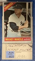 1966 TOPPS MICKEY MANTLE CARD