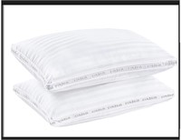 Gusseted Bed Pillows King Size Set of 2
