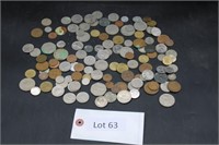 Assorted Foreign Coins/Money