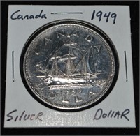 RCM 1949 $1 Silver Coin