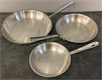 All-Clad Saute Pans 8”/10”/12” $500 Retail