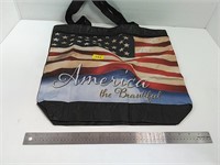 America the beautiful tote bag