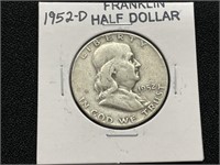 1952D Franklin Half Dollar