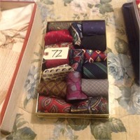 box of silk ties