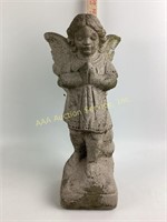 Stone garden angel statue