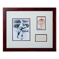 Rogers Hornsby Photo & Signature Card