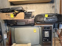 Zenith TV, Hitachi VCR, VHS Tapes and Radio