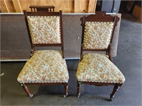 Antique Carved Wood Chairs