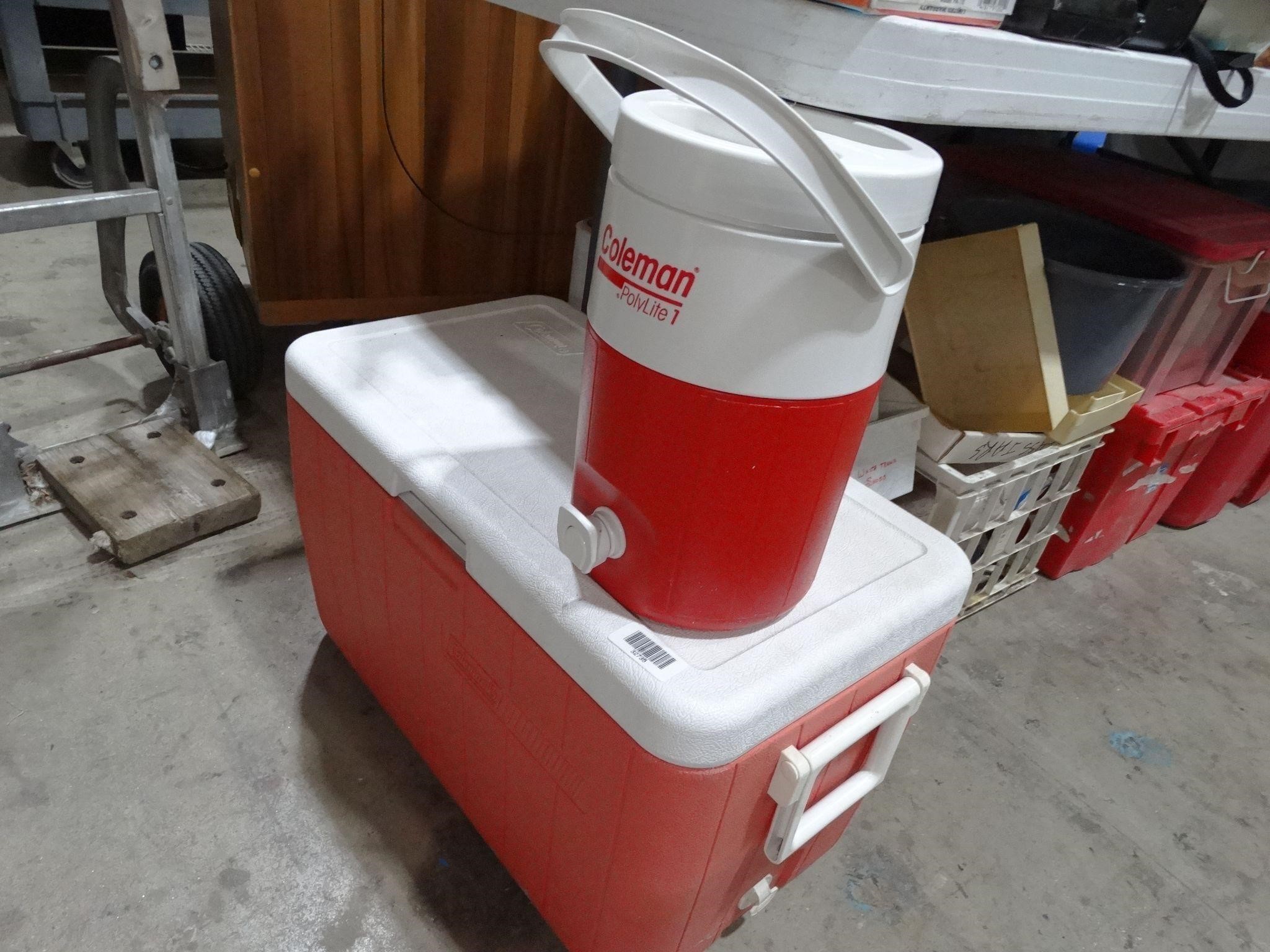 2 Red Coleman Coolers