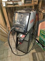 Hobart Handler 140 Wire Welder, Gas Bottle, Cart