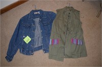 Jean jacket, vest