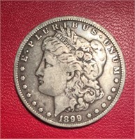 #35  1899-0 US Silver Dollar Morgan $1