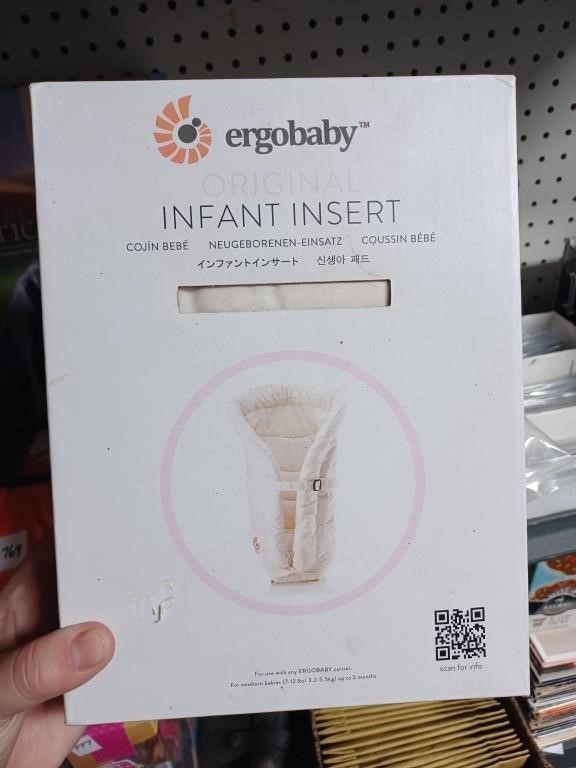 New Ergo Baby Infant Insert