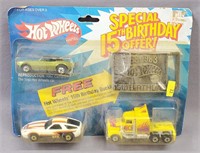 Hot Wheels in Package Cars Set 15th Birthday