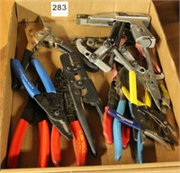 Flat lot: wire strippers, crimpers and more