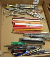 Flat lot: dental tools, lumber pencils