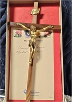 Crucifix says from Mabel's casket