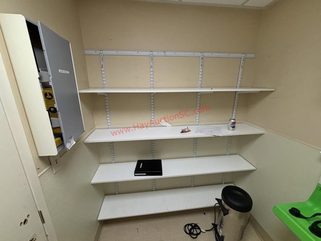 ADJUSTABLE WALL SHELVES