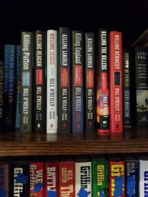 8 Bill OReilly hardback killing books