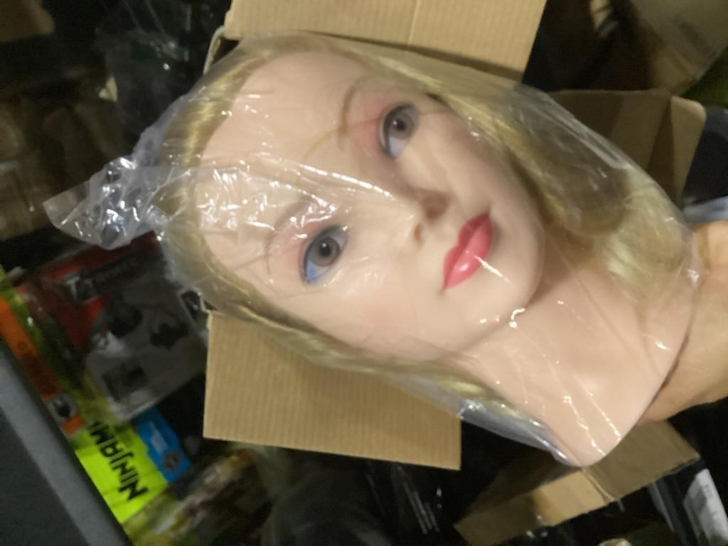 MMZ Mannequin Head, 28 Inches Long Hair For