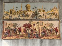 Pair of Vintage Middle Eastern Tapestries